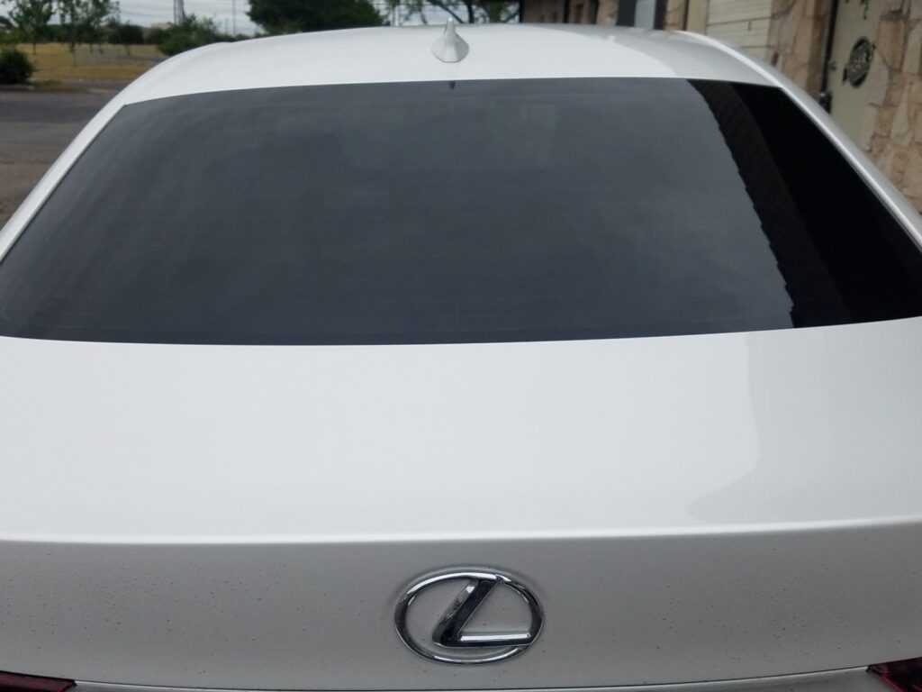 Auto Window Tint on a Lexus Sedan