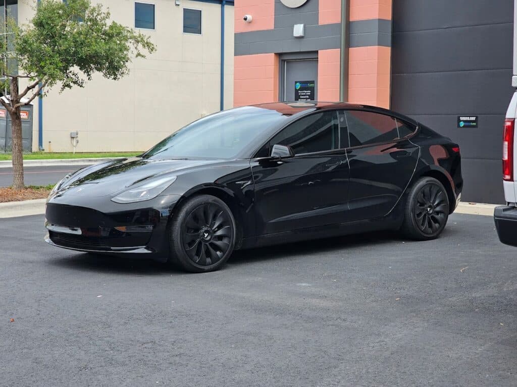 Tesla Window Tinting. Affordable Window Tinting in Austin Texas